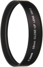 Nahobjektiv Canon 250D 58mm (für "PowerShot G1/G2/G3/G5/G6/A700/A710IS")