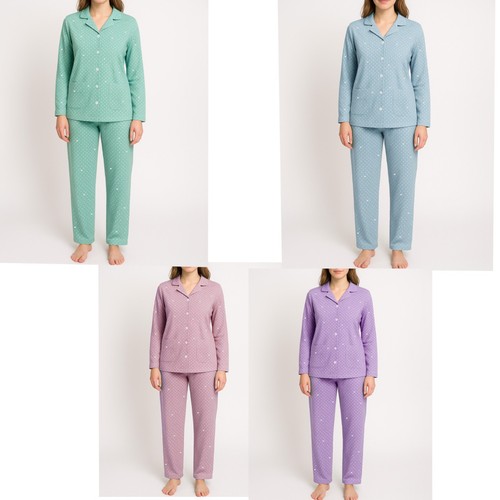 Damen pyjama schlafanzug - pyjama,
