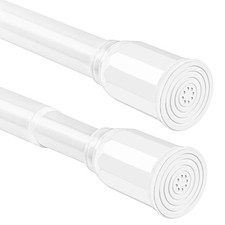 Teleskopstange Weiß Ohne