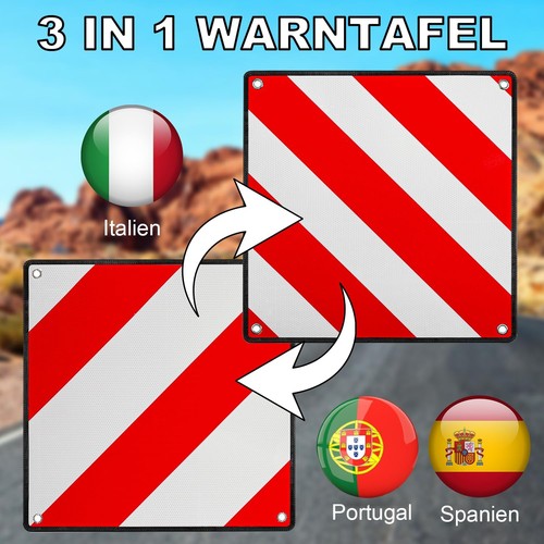 Warntafel für italien - 1x,