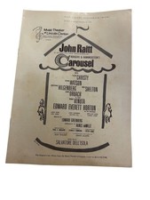 1965 Carousel Program John