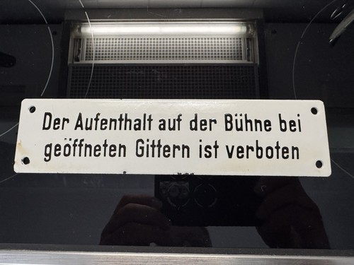 Super vintage emailleschild - super,
