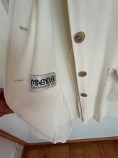 Cremeweißer Sommermantel aus