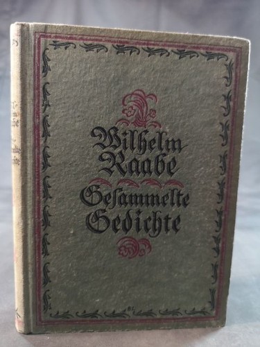 Wilhelm raabe gesammelte - raabe:,