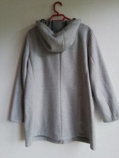 The OUTERWEAR Damen Jacke Wolloptik   Kurzmantel silbergrau Gr. 44