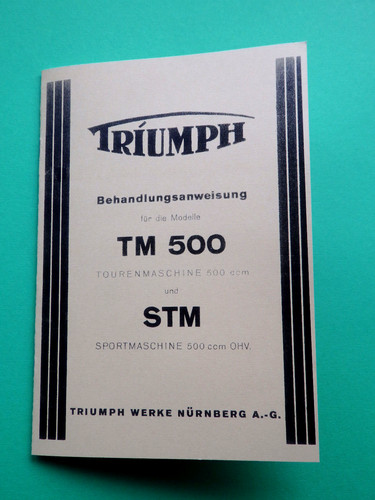 Triumph tm500 und - triumph, twn