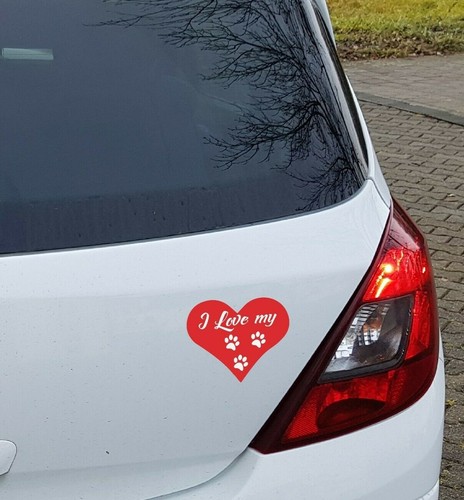 Aufkleber pfoten auto - pfoten,