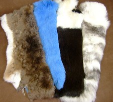 Kaninchenfell Pelz Hasen Fell Basteln Kanin Tierfell kleine Einzelfelle19