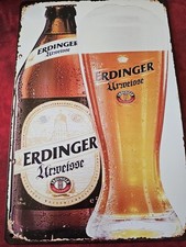 Blechschild ERDINGER URWEISSE