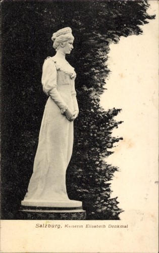 Salzburg kaiser elisabeth - ak,