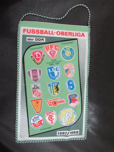 Wimpel ddr fussball oberliga - ddr,