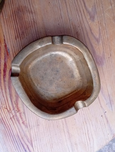 Aschenbecher messing antik - messing,