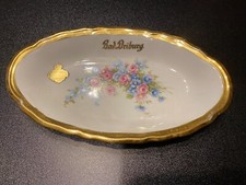 Porzellan Schale Seltmann Weiden Marie Luise, Goldrand, Bad Driburg