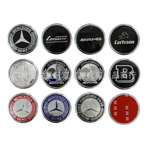 60mm rear sticker for mercedes - sticker,