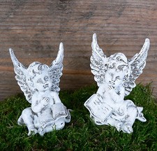 2 Engel mit Buch SET