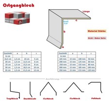 Ortgangblech dachblende - ortgangblech,