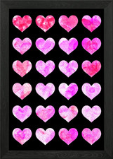 Herz Valentin Gerahmtes