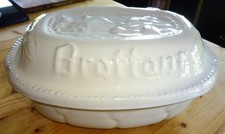 Brottopf - weiß - Keramik - Martino/Italien - 32.5x22x15 