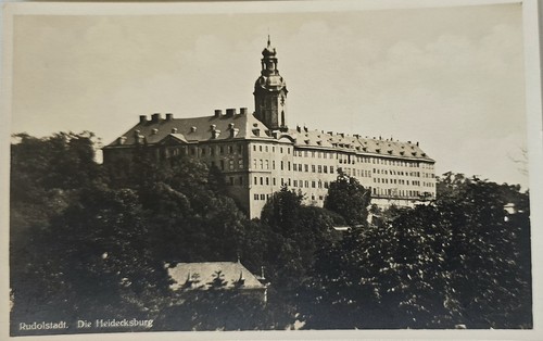 Rudolstadt heidecksburg - ak,