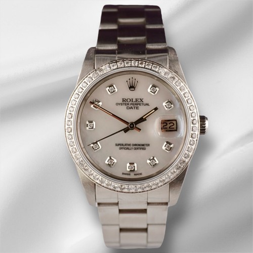 Rolex date 34mm damen 5ct - 34mm, 1.5ct