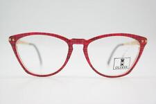 Vintage Brille OLIVER 1019 Rot Blau Gold Oval Brillengestell eyeglasses