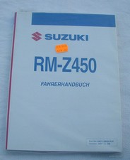 SUZUKI RMZ 450 Mod.08 Reparaturanleitung-Handbuch Bedienungsanleitung