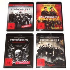 Blu-Ray Sammlung The Expendables 1-4 / 1+2+3+4 = Complete Collection Uncut FSK18
