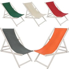 Strandliege Liegestuhl Weiß