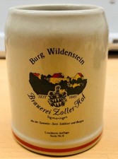 Bierkrug Zoller Hof Sigmaringen Sammlerkrug