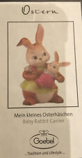 GOEBEL  OSTERN  MEIN KLEINES OSTERHÄSCHEN BABY RABBIT CARRIER  NEU  OVP
