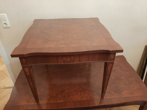 Beistelltisch nussbaum - beistelltisch,