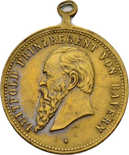 Medaille luitpold bayern - medaille,