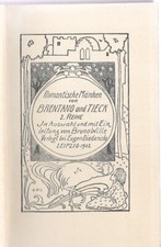 Jugendstil Heinrich Vogeler-Worpswede Brentano und Tieck Romantische Märchen EA