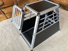 Hunde transportbox aus alu -  hunde-transportbox,