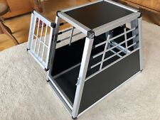 Hunde-Transportbox aus Alu mit Notausstieg für Beaglegröße