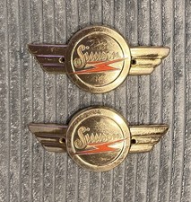 2x TANKEMBLEM DDR Simson AWO Ostalgie Motorrad Aluminium FAJAS Suhl VINTAGE