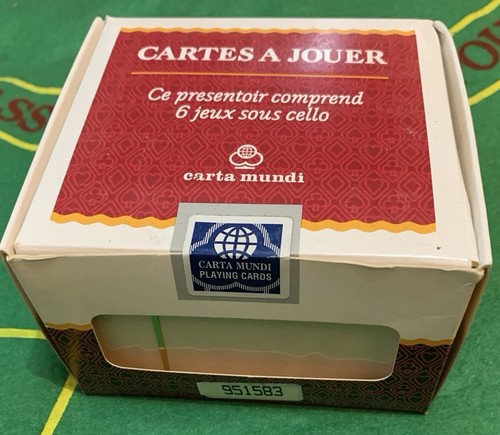 Baccarat spielkarten kartons - baccarat, 1