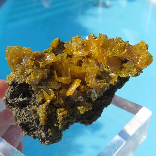 Mineralien wulfenit orange - ***,