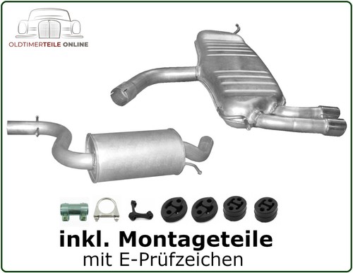 Auspuffanlage für golf - auspuffanlage,