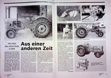 Schlepper Post 04/2000 Deutz D 5005 Restaurierung - ein interessanter Bericht au