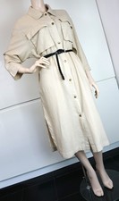 ONLY Damen Kleid Leinenkleid