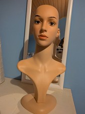 Perückenkopf Dekokopf Make Up