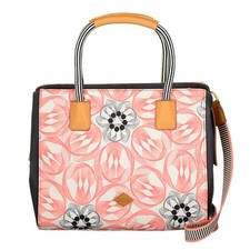 Oilily Tasche Flower Swirl Handbag Pink Flamingo Handtasche Schultertasche