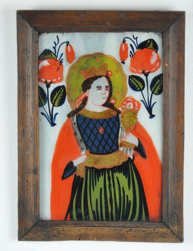 Hinterglasbild heilige - hinterglasbild, "heilige