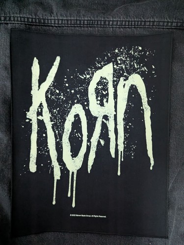 Korn splatter logo backpatch - splatter,