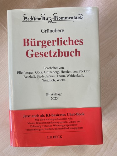 Grüneberg bgb 84 - grüneberg,, |