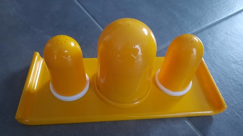 Menage ddr gelb - menage, salzstreuer