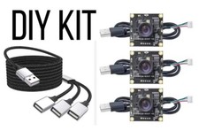 Autoscoring DIY Set - OV9732 Kameras HBVCAM + 3 auf 1 USB Kabel für Autodarts