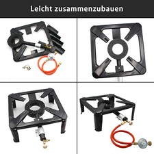Gaskocher Profi 4 Fuß