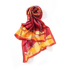 100% Seide Gestreift Voile